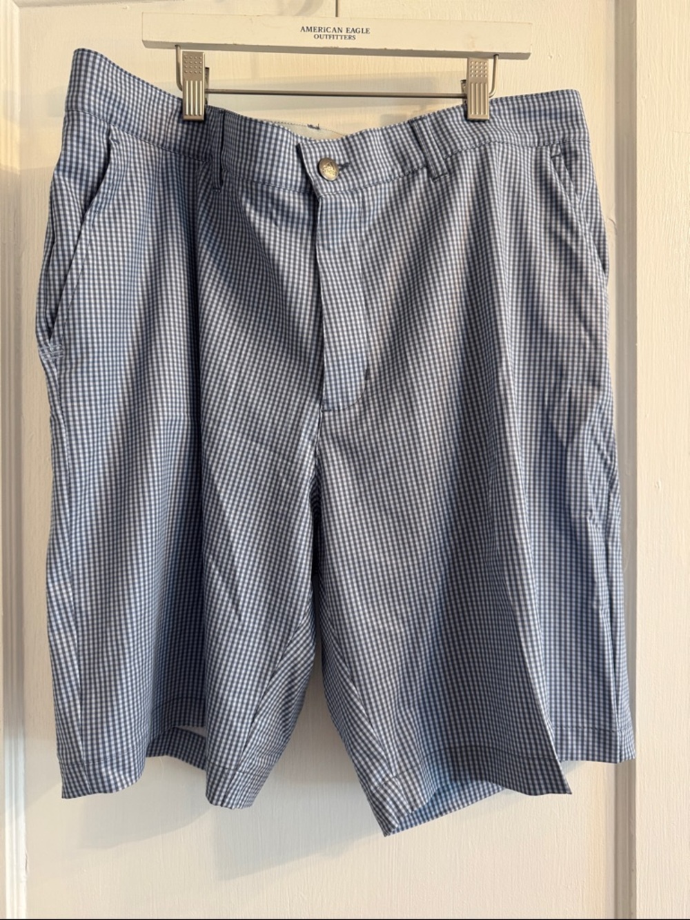 New Adidas Checkered Golf Shorts